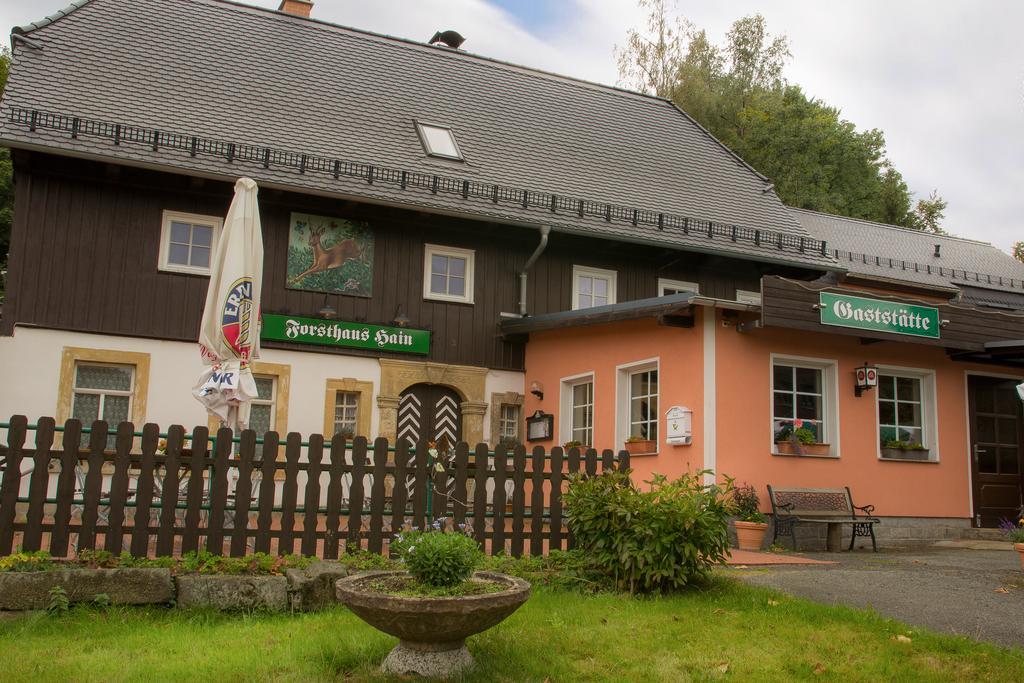 Restaurant & Pension Forsthaus Hain Курорт-Ойбин Экстерьер фото